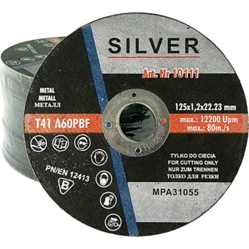 Brusný kotouč Silver Brusné a řezné kotouče 25ks na broušení oceli 125x1.2 Profi Flex
