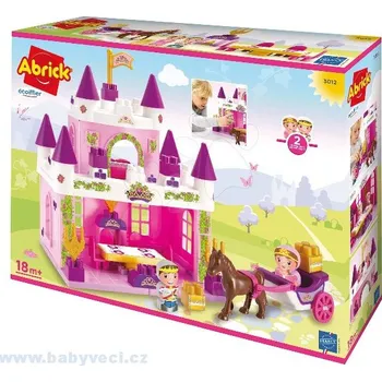 ostatní stavebnice Stavebnice zámek s princeznou Abrick princ s kočárem a nábytkem