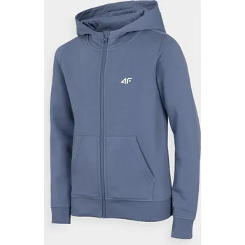 Chlapecká mikina 4F HJZ22-JBLD001 DENIM Dětská mikina EU 128