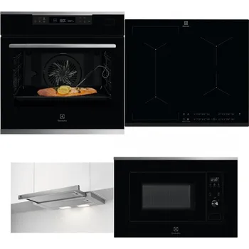 Set domácích spotřebičů ELECTROLUX KOBCS31X + ELECTROLUX EIV634 + ELECTROLUX LFP326S + ELECTROLUX LMS2203EMX