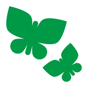 Samolepící dekorace Motýlci 001 pravá (12 - zelená) SAMOLEPKA NA AUTO, NÁLEPKA, FÓLIE, POLEP, TUNING, VLASTNÍ TEXT, TISK, AUTOSAMOLEPKY.cz, POLEPY, OBRÁZEK, LOGO, 3D STICKERS