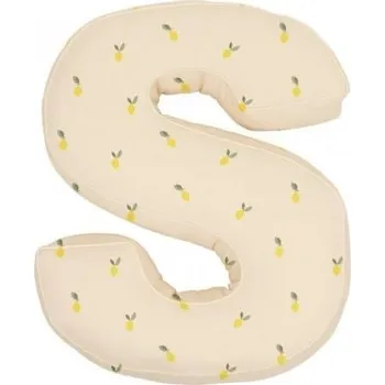 Polštář Betty´s Home bavlněné písmeno S - Lemon Vanilla