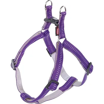 Postroj pro psa Nobby SOFT GRIP postroj nylon M-L 50-72cm / 20mm fialová