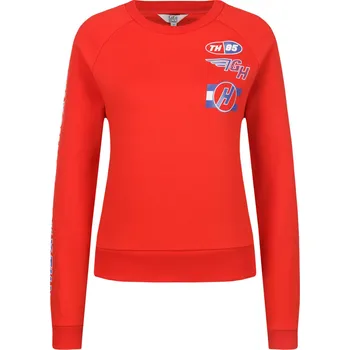 Pánská mikina Tommy Hilfiger Mikina Gigi Hadid Team | Barva:červený | Velikost:L