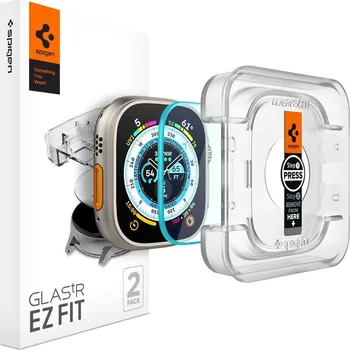 Příslušenství k chytrým hodinkám Spigen Glass EZ Fit pro Apple Watch 49 mm 2 ks