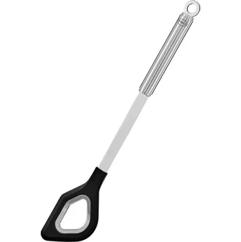 Příbor Kuchyňská lžíce s kulatou rukojetí se silikonovým otvorem - RÖSLE (Míchací lžíce 32,5 cm - RÖSLE)