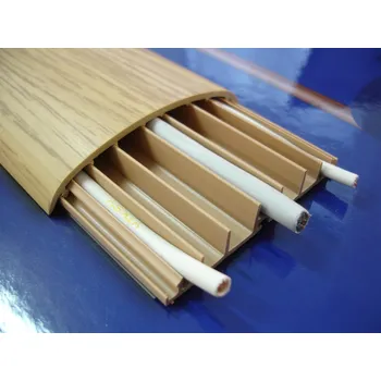 přechodová lišta VOLTA - PVC přechodový profil 74 mm - pro vedení elektroinstalace Provedení: jilm, Délka (cm): 200 V-F6-200