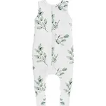 Sleepee oboustranný spací pytel s nohavicemi - Eukalyptus/Černé tečky, vel. M