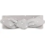 Moniel dětská čelenka Dots - Šedá, vel. 0 - 24 m