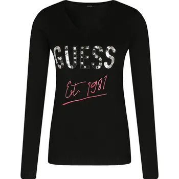 Dámský svetr GUESS JEANS Svetr ANGELINE | Barva:černý | Velikost:XS