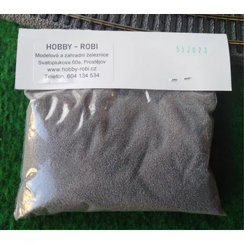 Modelová železnice Štěrk středně šedý jemný N - Mobe 532023