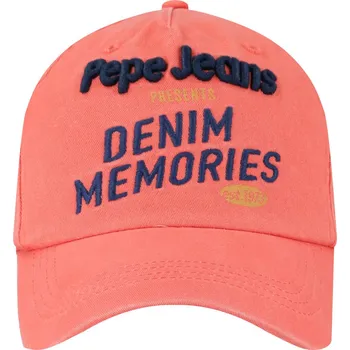 Oblečení a móda Pepe Jeans London Kšiltovka WOOD | Barva:korálově růžový | Velikost:OS