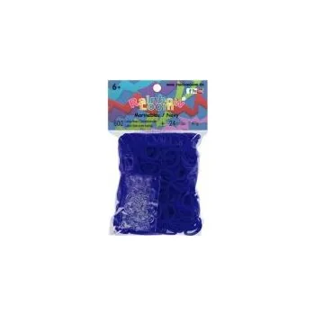 Rainbow Loom ® náhradní gumičky průhledné > varianta tm.modrá