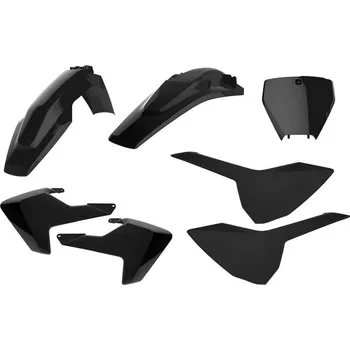 POLISPORT kompletní plasty HUSQVARNA TC/FC 16-18, barva černá HUSQVARNA TC 449 rok 16-18