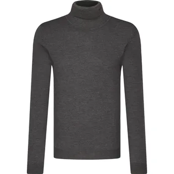 Pánské oblečení HUGO Vlněný rolák San Thomas 2 | Barva:šedý | Velikost:L