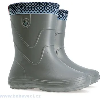 Dívčí obuv Demar Dětské holínky s vložkou VIBES 0320 C šedá > 26-27