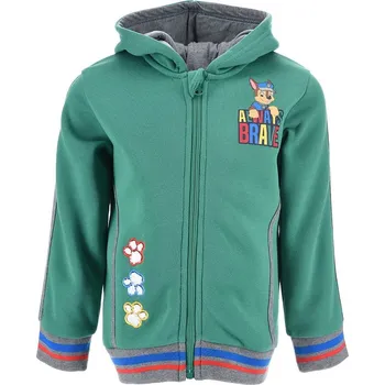 Chlapecká mikina Paw Patrol Zelená teplá mikina Velikost: 110