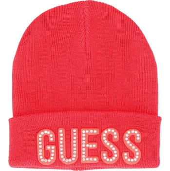 Čepice Guess Čepice | Barva:červený | Velikost:XS