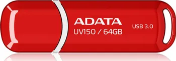 USB flash disk ADATA UV150 64 GB červený (AUV150-64G-RRD)