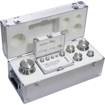 Sada zkušebního závaží Kern 1 mg - 10 kg, OIML F2, hliníkový kufr, s možností akreditované kalibrace