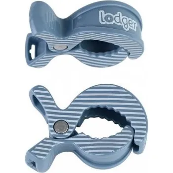 Držák na kočárek Lodger Swaddle Clip Print, 2 ks - Ocean/Stripe