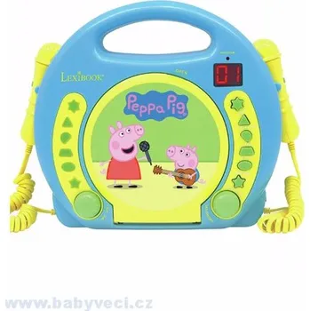 Hračka pro nejmenší Dětský CD přehrávač s mikrofony Peppa Pig > varianta peppa pig