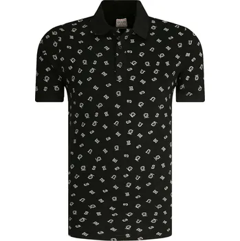 Pánská móda GUESS JEANS Polokošile GREGORY | Barva:černý | Velikost:M