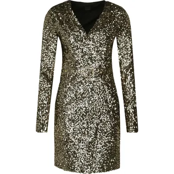 Dámské oblečení Pinko Šaty OTTAVIANO | Barva:zlatý | Velikost:34