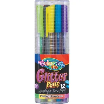 Colorino gelové pero s brokátem 12 barev > varianta 01