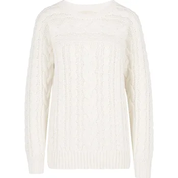 Dámský svetr Michael Kors Svetr Cabled Mockeck | Barva:krémová | Velikost:M