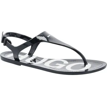 Dámské pantofle HUGO Sandály Emma Flat | Barva:černý | Velikost:36