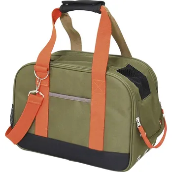 Taška pro psa a kočku Nobby Aldo cestovní taška do 6 kg zelená