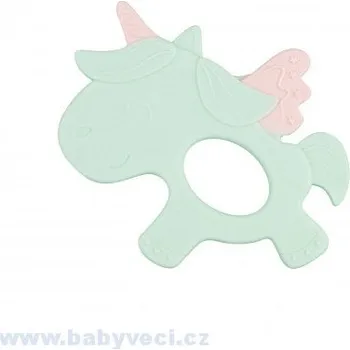 Kousátko pro miminko jednorožec > varianta jednorožec zelený pastel
