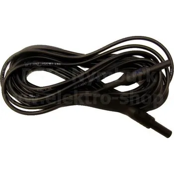 elektrický kabel IP2020 - spojovací vodič b/b, 5 m, černý
