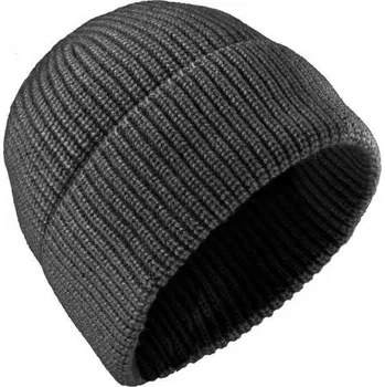 Klobouk Kulich zimní vlněný Merino Classic hrubý úplet A.B. Grey šedá