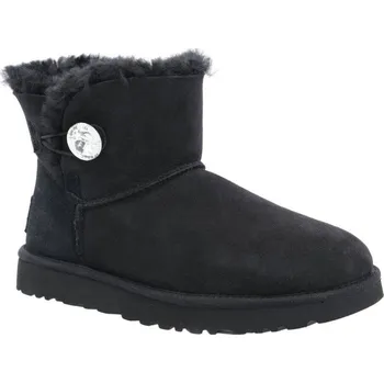 Dívčí sněhule UGG Sněhule MINI BAILEY BUTTON BLING | Barva:černý | Velikost:36