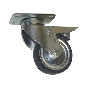 Kolečko kolečko 125 otočné brzda/80kg