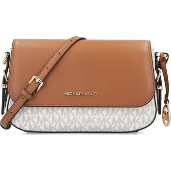 Michael Kors Kůžoná crossbody kabelka Bedford | Barva:béžový | Velikost:OS