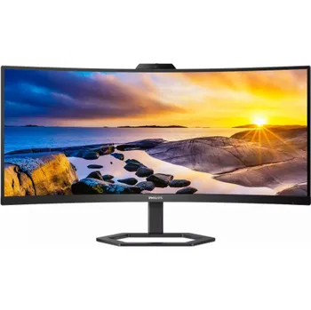 Monitor Philips LCD 34E1C5600HE 34" zakřivený VA/3440x1440@100Hz/1ms/300cd/DP/HDMI/4xUSB/USB-C/Webcam/Repro/HAS/VESA