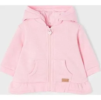 růžová zateplená mikina s odepínací kapucí Mayoral 2406-25 velikost 62