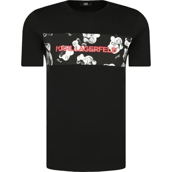 Pánské tričko Karl Lagerfeld Tričko Orchid | Barva:černý | Velikost:S