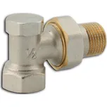 Radiátorové šroubení uzavíratelné rohové 3/8"
