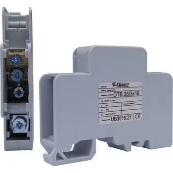 Rozvaděč ELEKTRO BEČOV Blok DTB 35/3×16 distribuční šedý UB3516.21