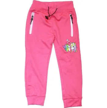 Dívčí tepláky slabé JEDNOROŽEC 7707 růžové