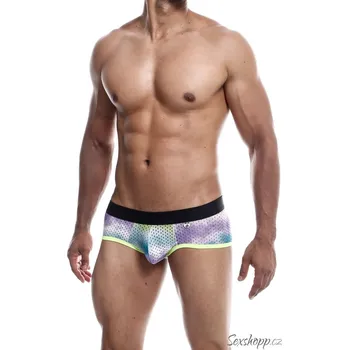 Pánské erotické prádlo Pánské slipy s otevřeným rozkrokem MOB Aero, L