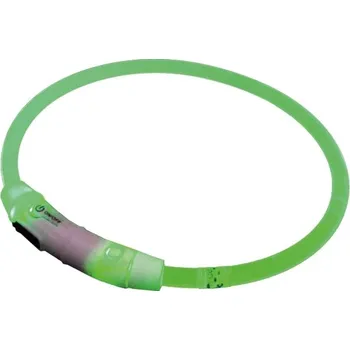 Obojek pro psa Nobby Starlight svítící obojek ABS plast zelená 45cm