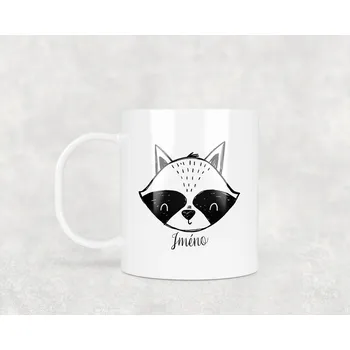 Domovi Plastový hrnek s vlastním jménem Mýval 330ml