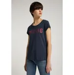 Mustang Dámské triko 1005455-4085 - modré - S Mustang 1005455-4085