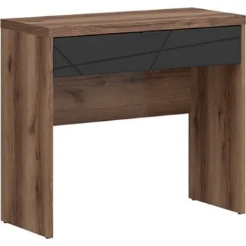 Toaletní stolek FORN toaletka TOL1S, dub delano tmavý/černý mat