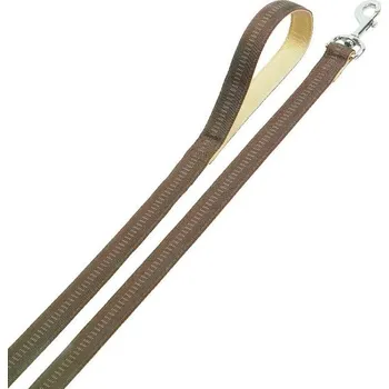 Vodítko pro psa Nobby SOFT GRIP vodítko nylon 120cm / 25mm hnědá